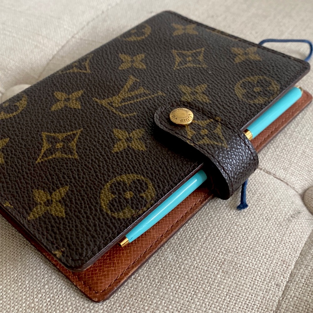 Louis Vuitton PM Agenda AND a Rare Tiffany and Co Pen in tiffany blue with gold